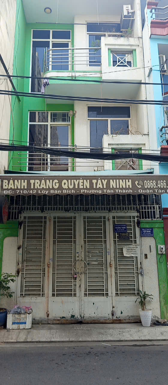 Bán Nhà hẻm Lũy Bán Bích 4X16 Trệt 2 lầu st