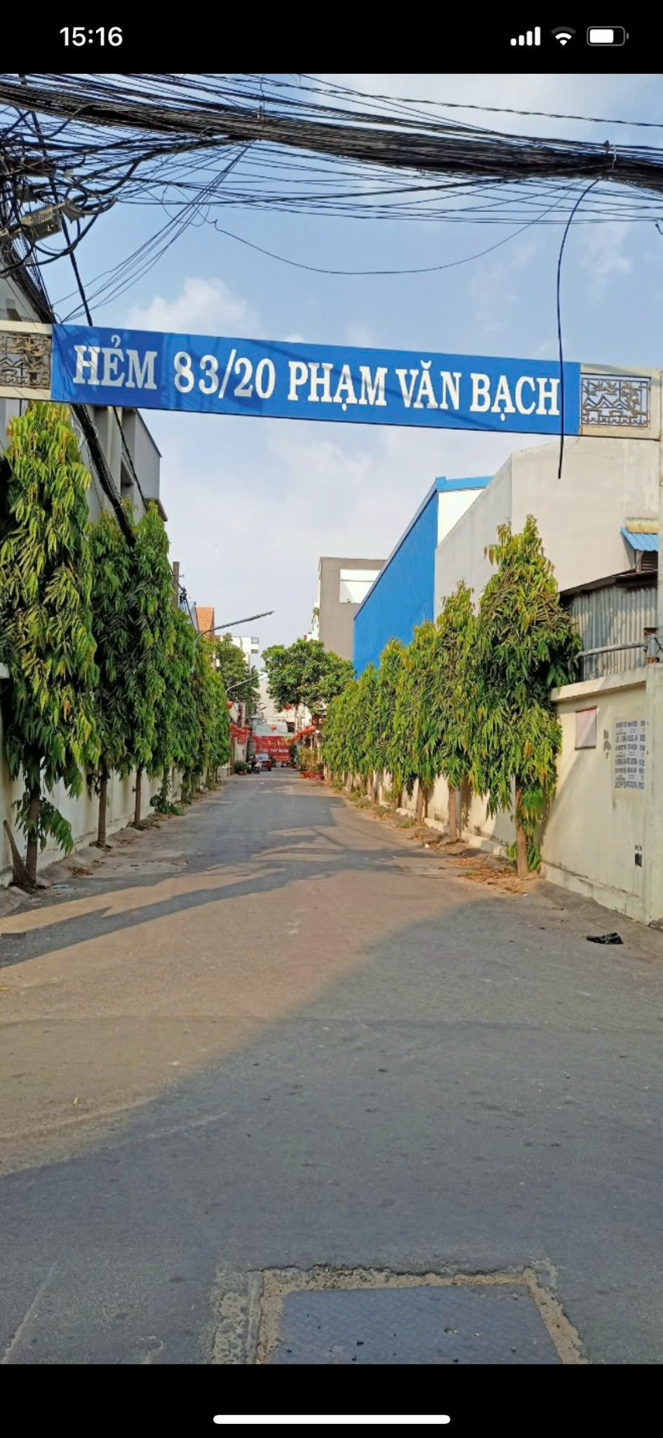 Bán Nhà hẻm  Phạm Văn Bạch 47.5 1 trệt 2 lầu st